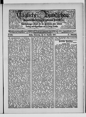 Tägliche Rundschau vom 16.12.1897
