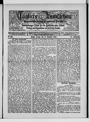 Tägliche Rundschau on Dec 17, 1897