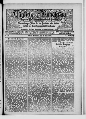 Tägliche Rundschau vom 04.06.1898