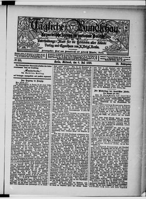 Tägliche Rundschau on Jul 6, 1898