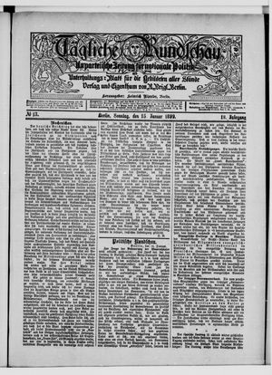 Tägliche Rundschau vom 15.01.1899