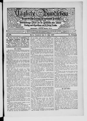 Tägliche Rundschau vom 17.06.1899