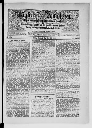 Tägliche Rundschau vom 12.07.1899