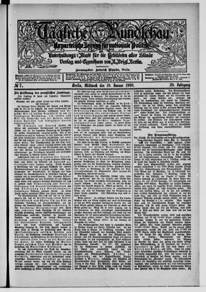 Tägliche Rundschau on Jan 10, 1900