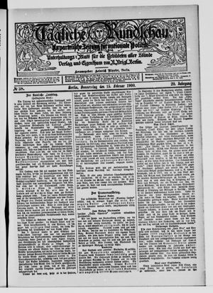 Tägliche Rundschau vom 15.02.1900