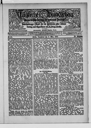 Tägliche Rundschau on Mar 3, 1900