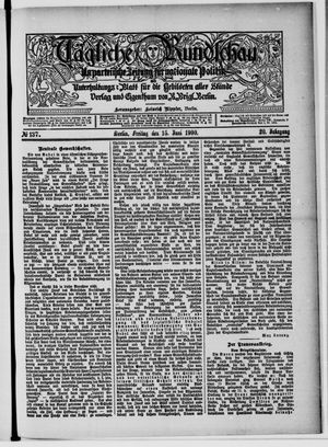 Tägliche Rundschau vom 15.06.1900