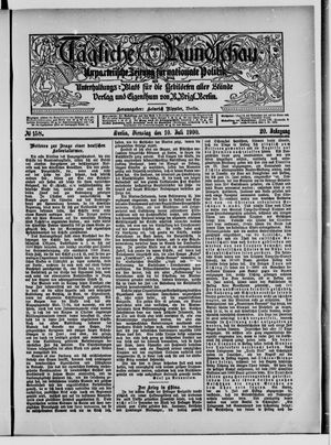 Tägliche Rundschau vom 10.07.1900