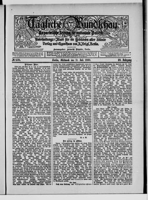 Tägliche Rundschau on Jul 11, 1900