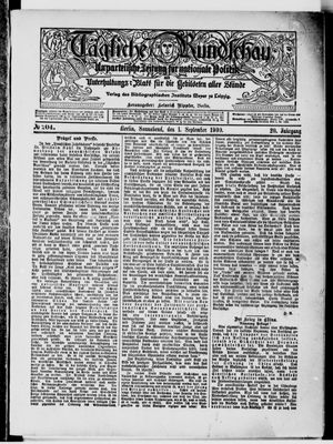 Tägliche Rundschau vom 01.09.1900