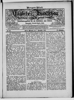 Tägliche Rundschau vom 07.11.1900