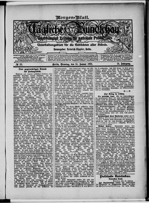 Tägliche Rundschau vom 15.01.1901