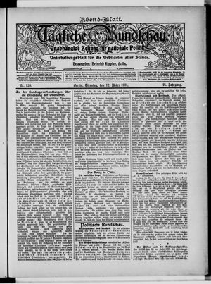 Tägliche Rundschau vom 12.03.1901