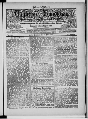 Tägliche Rundschau vom 16.03.1901