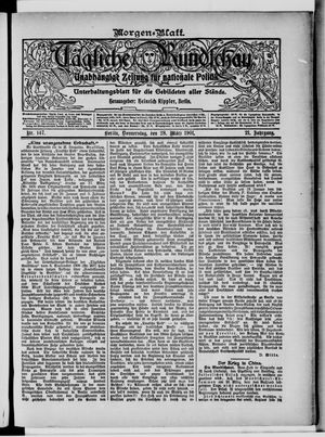 Tägliche Rundschau vom 28.03.1901