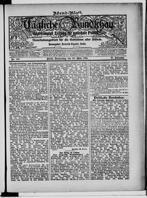 Tägliche Rundschau vom 28.03.1901