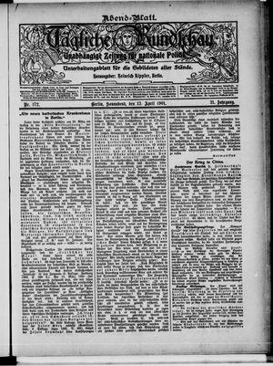 Tägliche Rundschau vom 13.04.1901