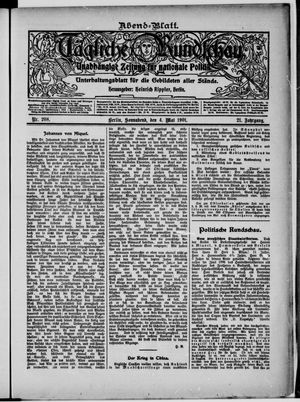 Tägliche Rundschau vom 04.05.1901