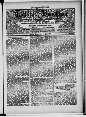 Tägliche Rundschau vom 14.06.1901
