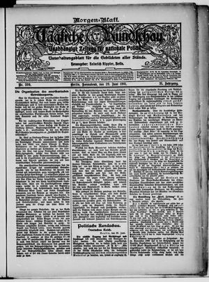 Tägliche Rundschau vom 29.06.1901