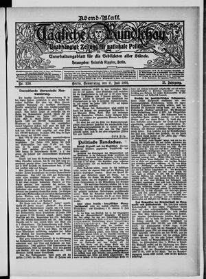 Tägliche Rundschau vom 11.07.1901