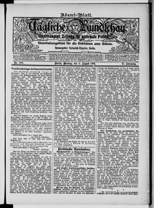 Tägliche Rundschau vom 05.08.1901