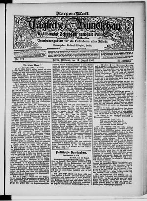 Tägliche Rundschau vom 14.08.1901