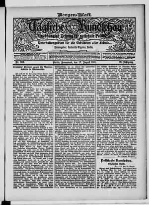 Tägliche Rundschau vom 17.08.1901