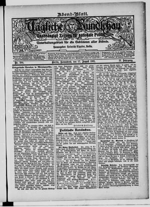 Tägliche Rundschau vom 17.08.1901