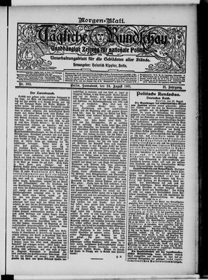 Tägliche Rundschau vom 24.08.1901