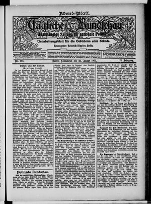 Tägliche Rundschau vom 24.08.1901