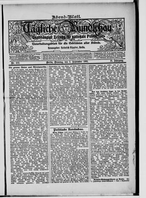 Tägliche Rundschau vom 03.09.1901