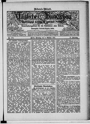 Tägliche Rundschau vom 08.10.1901