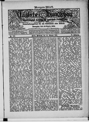 Tägliche Rundschau vom 30.10.1901