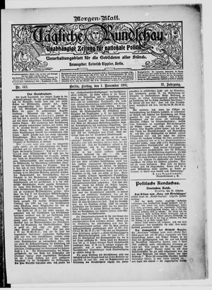 Tägliche Rundschau vom 01.11.1901