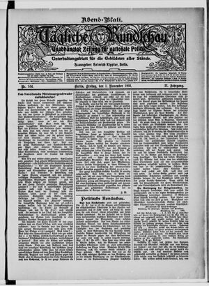 Tägliche Rundschau vom 01.11.1901