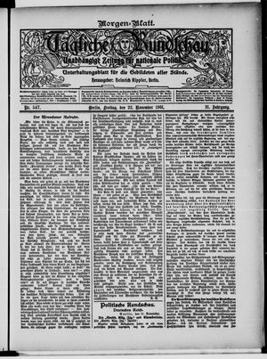 Tägliche Rundschau vom 22.11.1901
