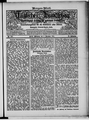 Tägliche Rundschau vom 04.12.1901
