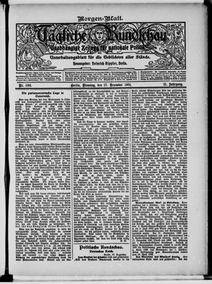 Tägliche Rundschau vom 17.12.1901