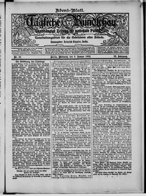 Tägliche Rundschau vom 08.01.1902