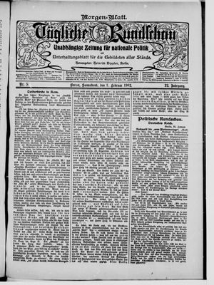 Tägliche Rundschau on Feb 1, 1902