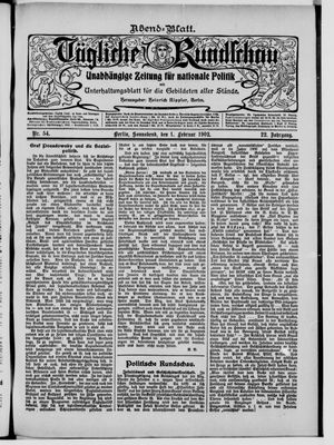 Tägliche Rundschau on Feb 1, 1902