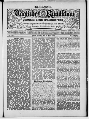 Tägliche Rundschau vom 08.04.1902