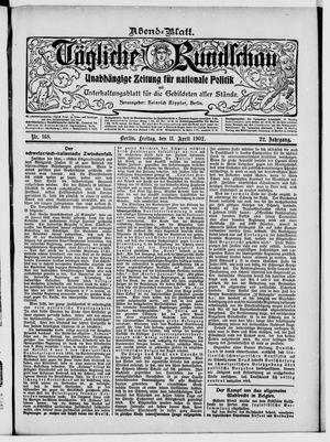 Tägliche Rundschau vom 11.04.1902