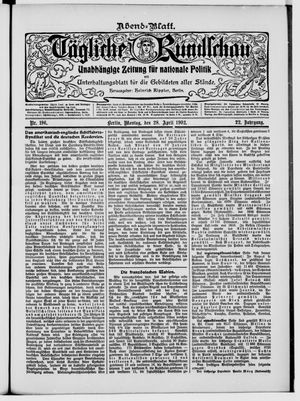 Tägliche Rundschau on Apr 28, 1902
