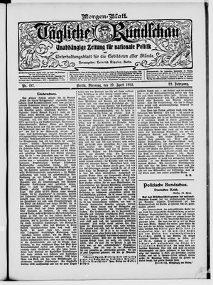 Tägliche Rundschau vom 29.04.1902