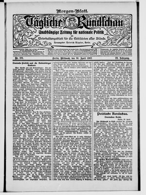 Tägliche Rundschau vom 30.04.1902