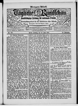 Tägliche Rundschau vom 22.06.1902