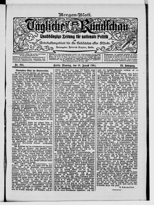 Tägliche Rundschau vom 19.08.1902