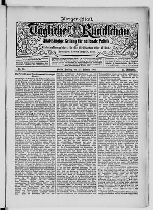 Tägliche Rundschau on Feb 27, 1903
